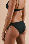 L'Idyllique - Black - Tie side bikini bottom