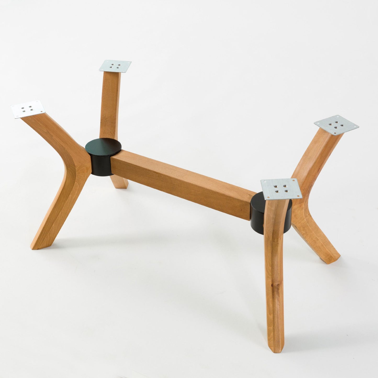 Solid Wood Rectangle Coffee Table Base 4-Legs
