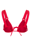 Le Fameux - Red - Triangle bikini top