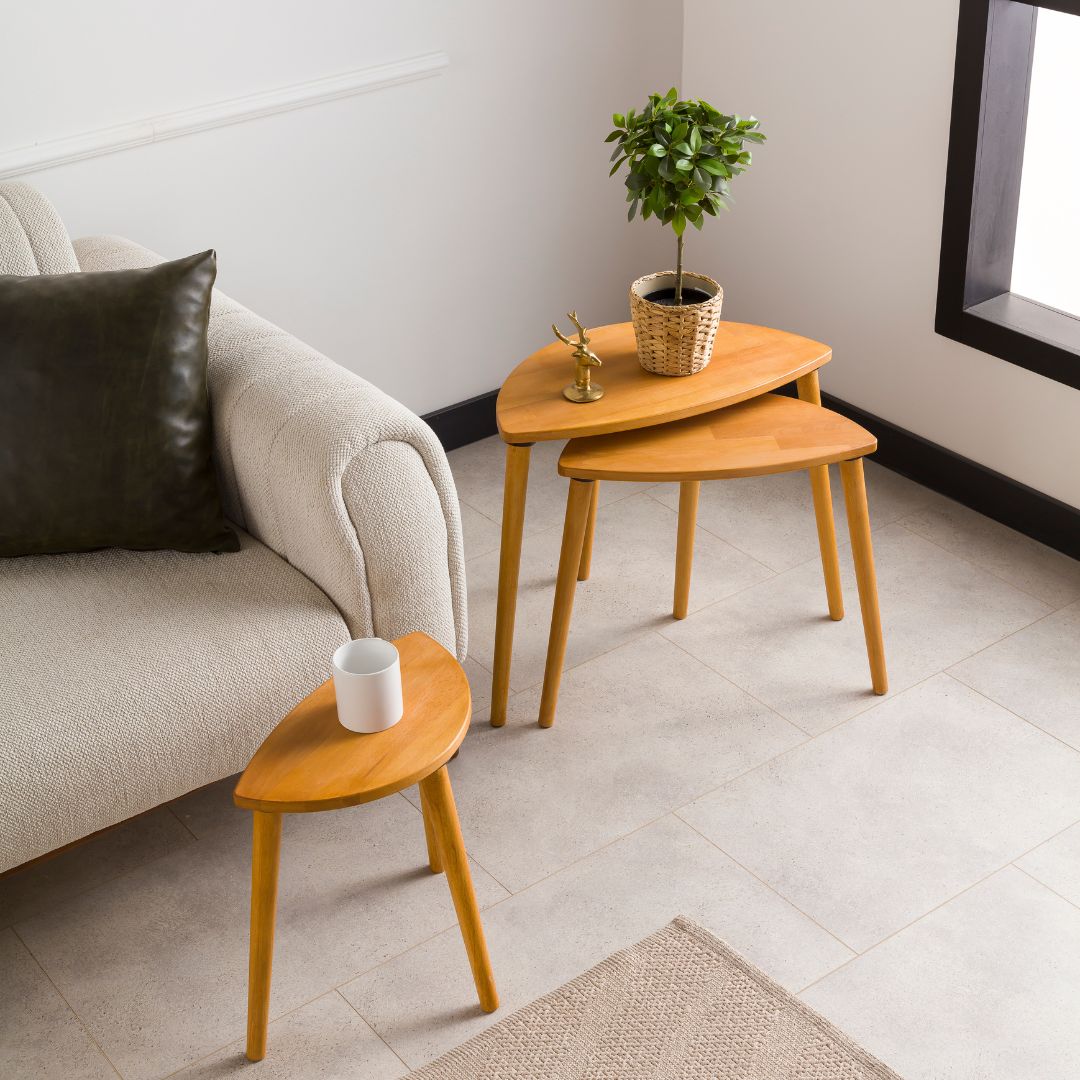Solid Wood Nesting Coffee Tables