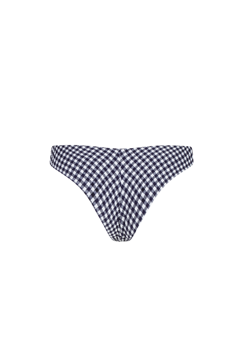 anja bikini bottom bikini panties tanga le canon vichy navy behind