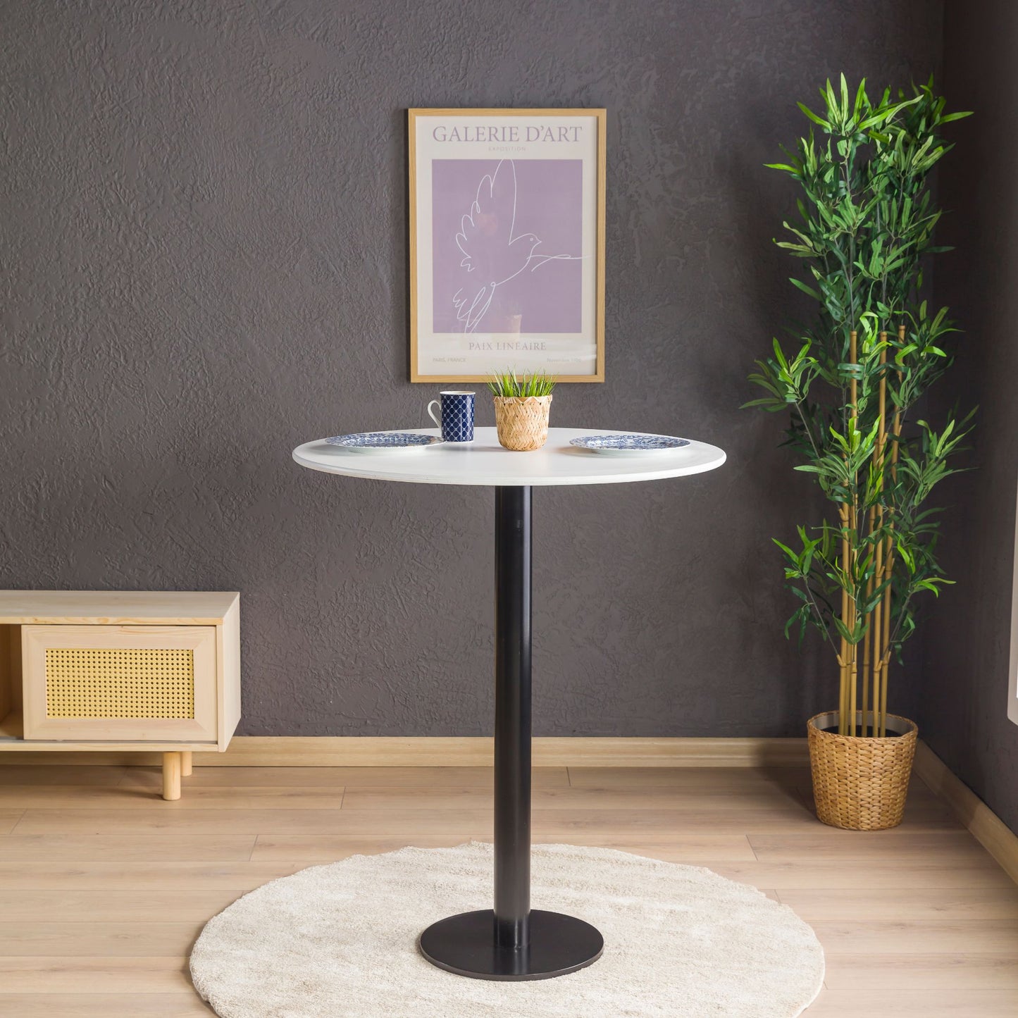 Modern Bistro Table – Birch Plywood