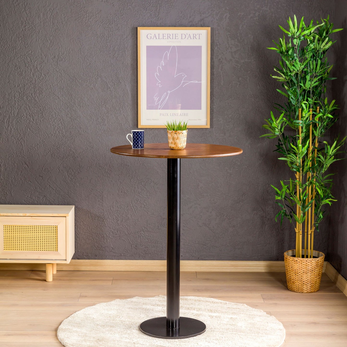 Modern Bistro Table – Birch Plywood