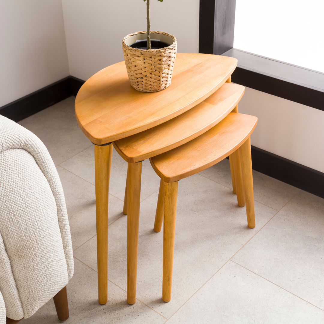 Solid Wood Nesting Coffee Tables
