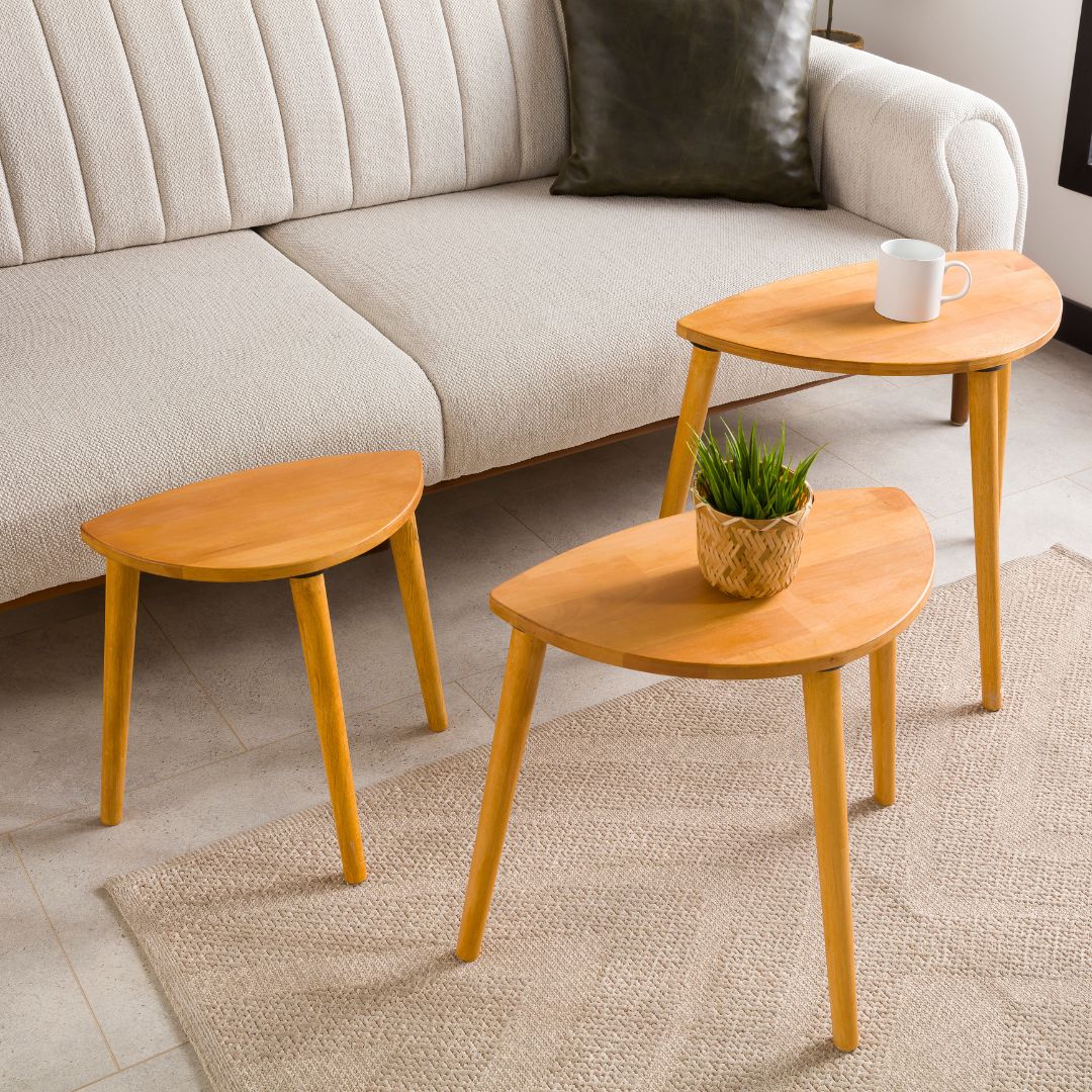 Solid Wood Nesting Coffee Tables