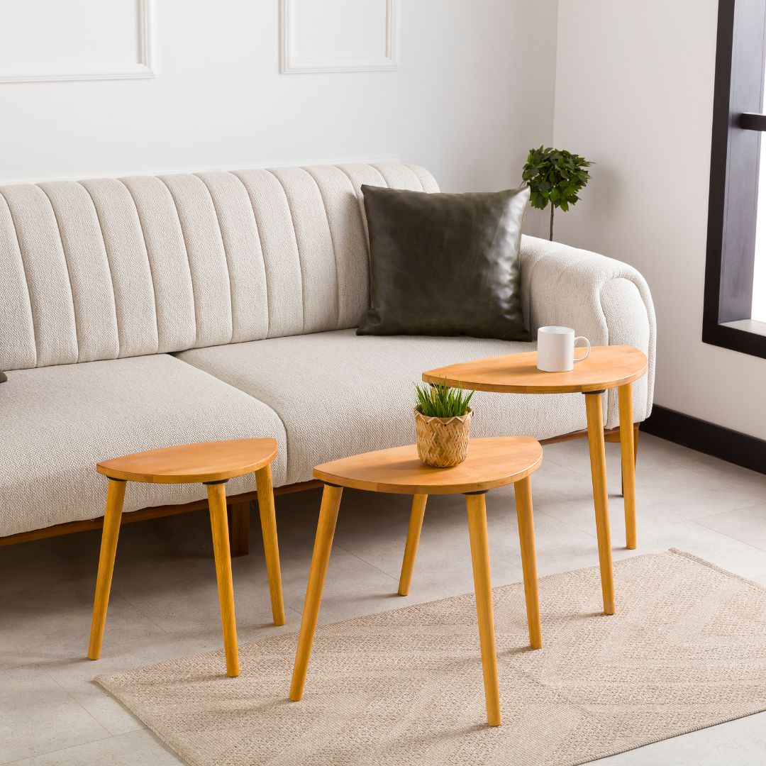Solid Wood Nesting Coffee Tables