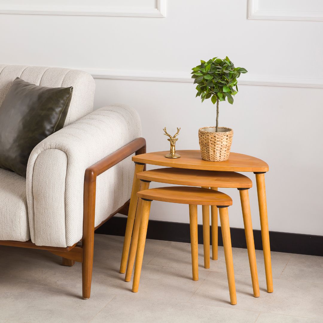 Solid Wood Nesting Coffee Tables