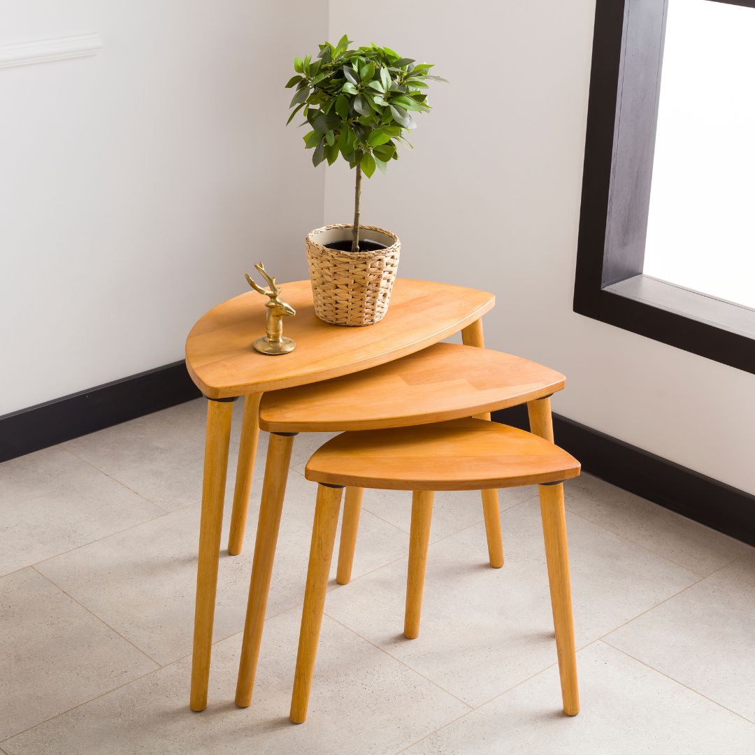 Solid Wood Nesting Coffee Tables