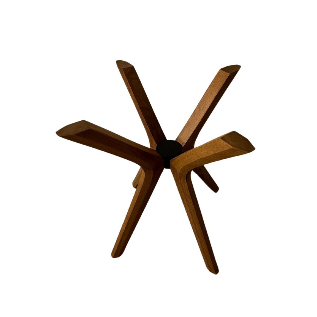 Solid Wood Round Dining Table Base 4-Legs