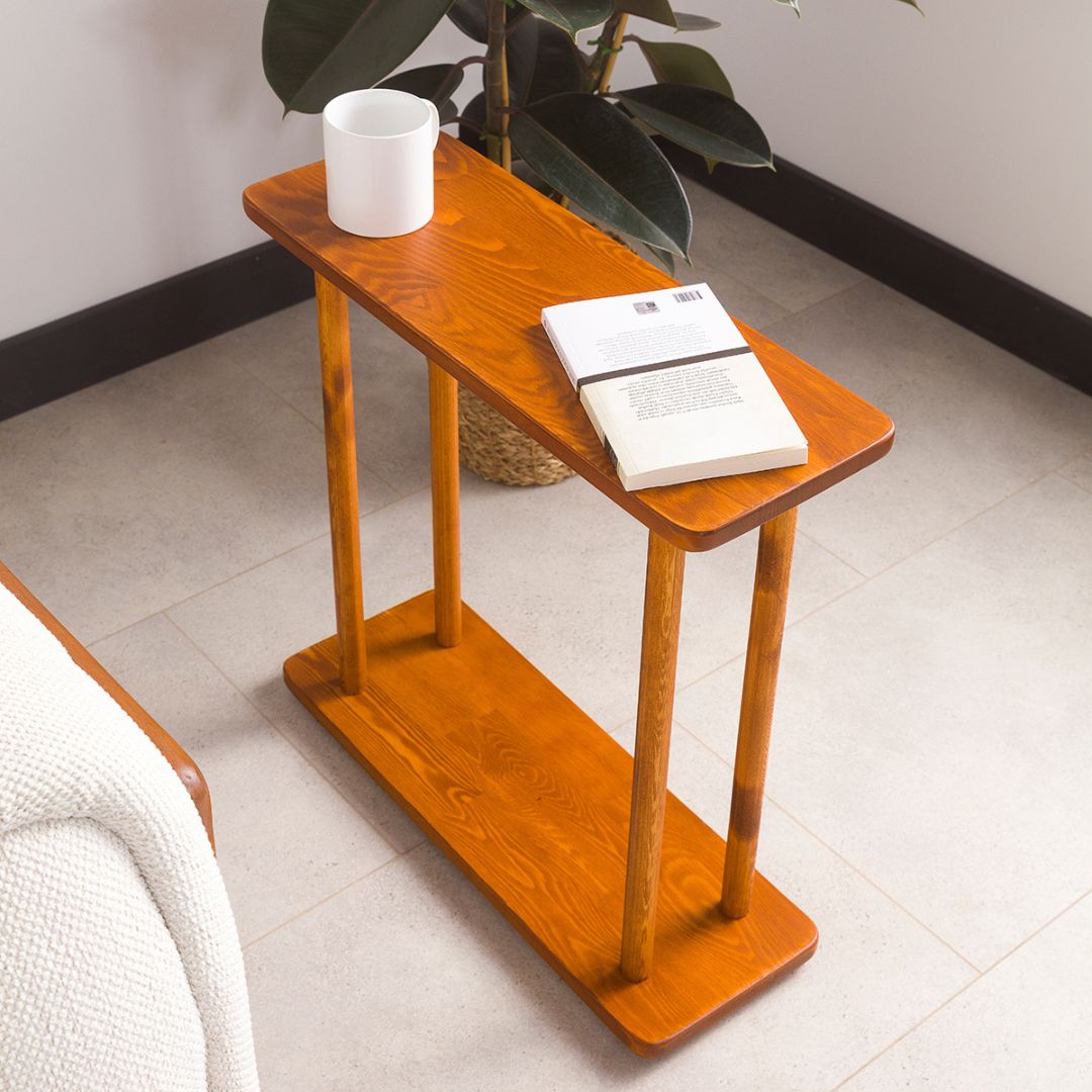 Wooden Rectangle End Table