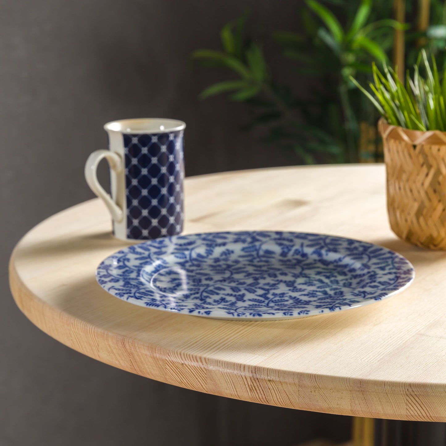 Rustic Bistro Table – Solid Pine Wood