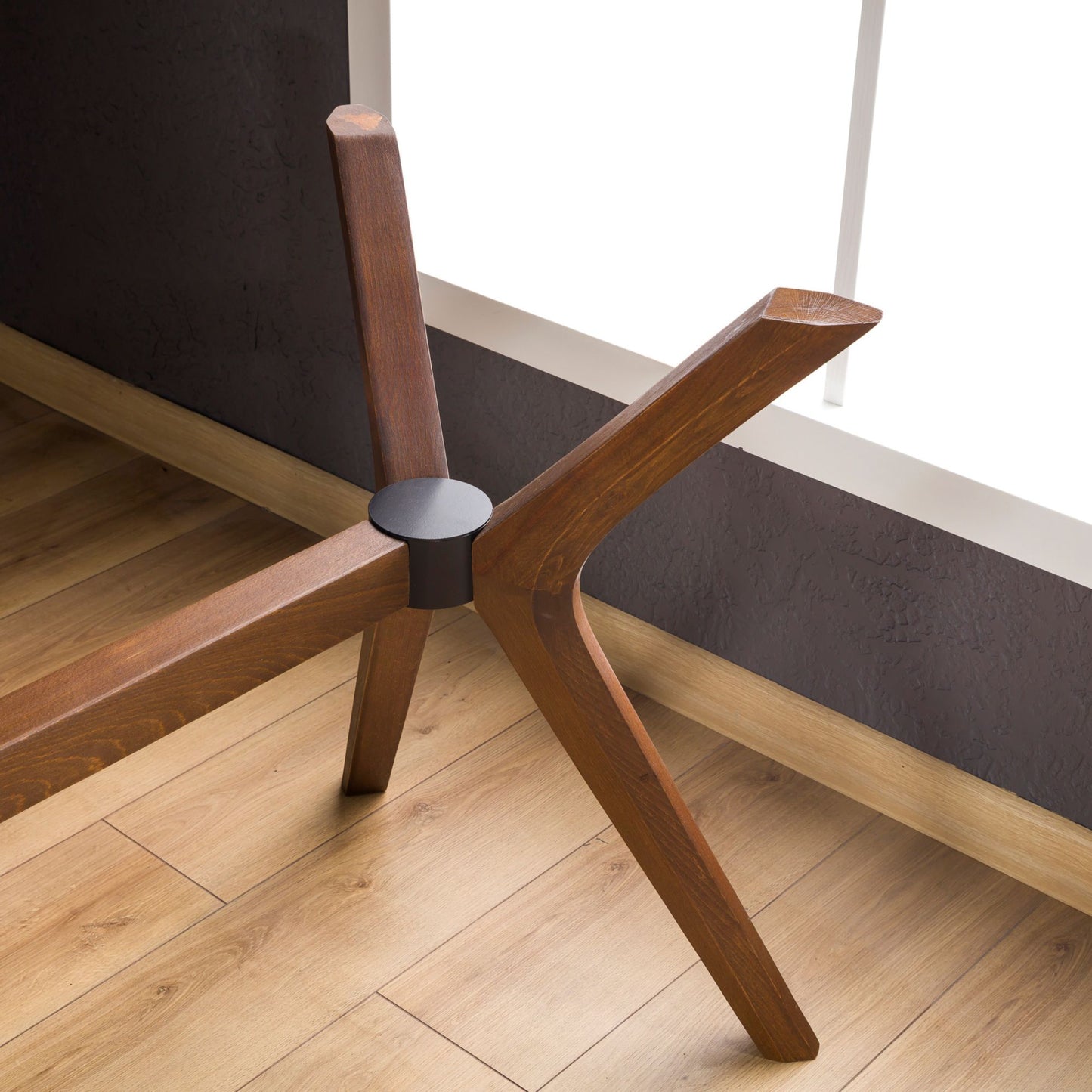 Solid Wood Rectangle Dining Table Base 4-Legs