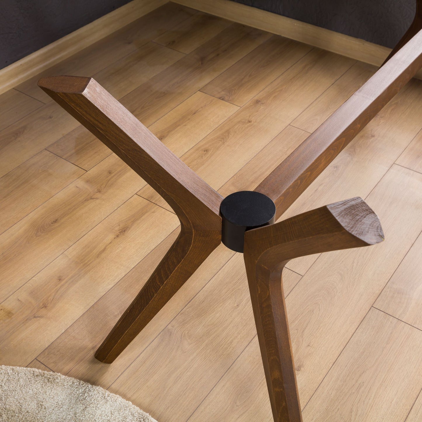 Solid Wood Rectangle Dining Table Base 4-Legs