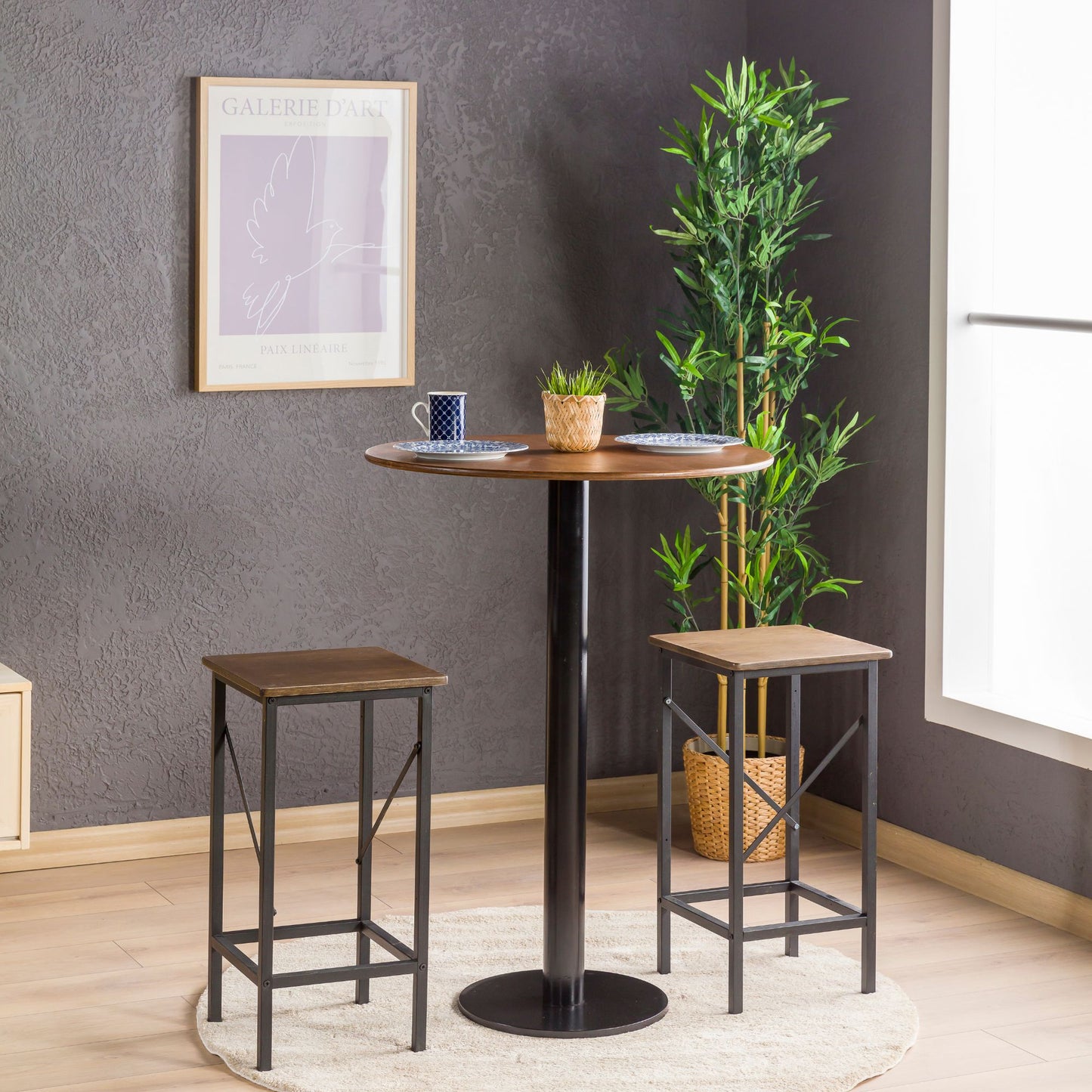 Modern Bistro Table – Birch Plywood