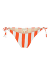 anja bikini Tie side bikini bottom the sensational orange striped front