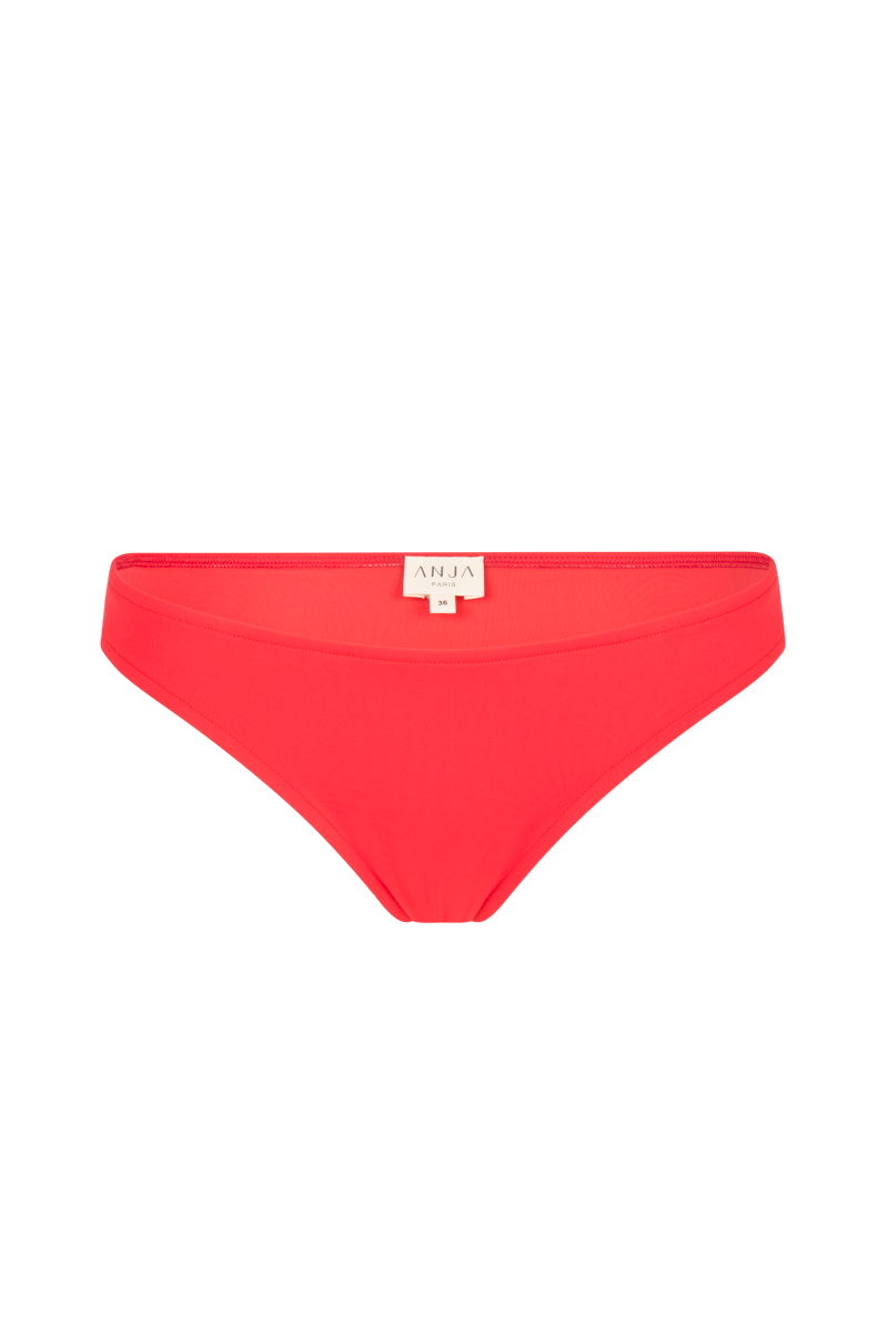 anja bikini bottom bikini low-rise bottom la rusée coral front