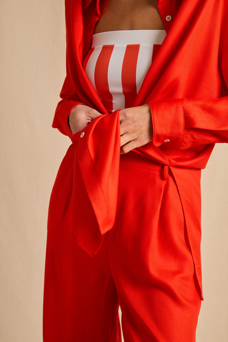 anja prêt à porter blouse la dévouée orange movement