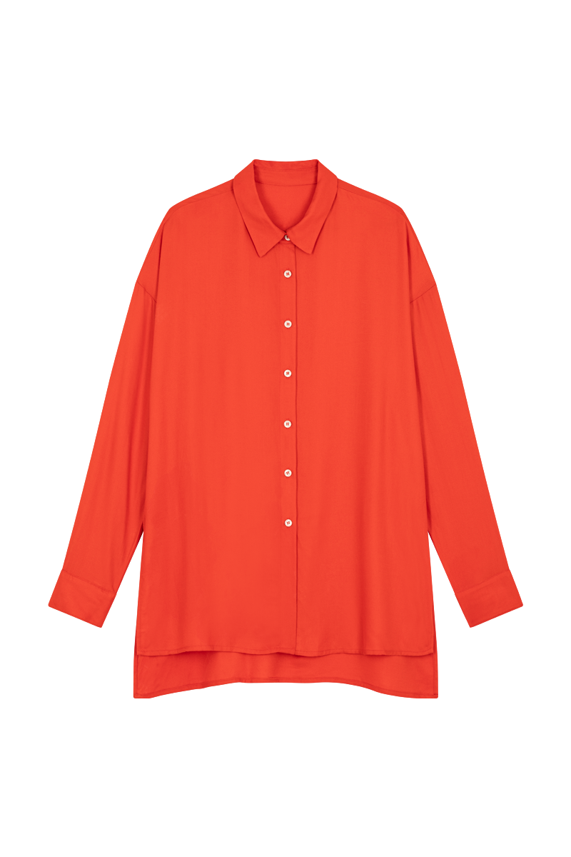 anja prêt à porter blouse la dévouée orange front