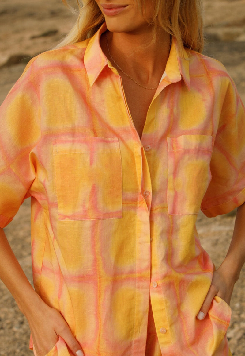 anja ready-to-wear shirt l'incomparable tie dye photo campaign