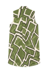 anja ready to wear mini dress the surprising khaki graphic behind
