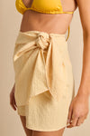 anja ready to wear grand skirt vichy yellow side view