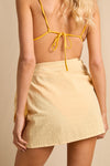 anja ready to wear grand skirt vichy yellow back view