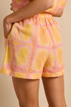 anja prêt à porter shorts l'éblouissant tie dye close up dos