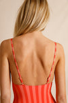 anja x baba swimsuit one-piece elegant red back view