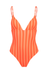 anja x baba swimsuit one-piece elegant red front