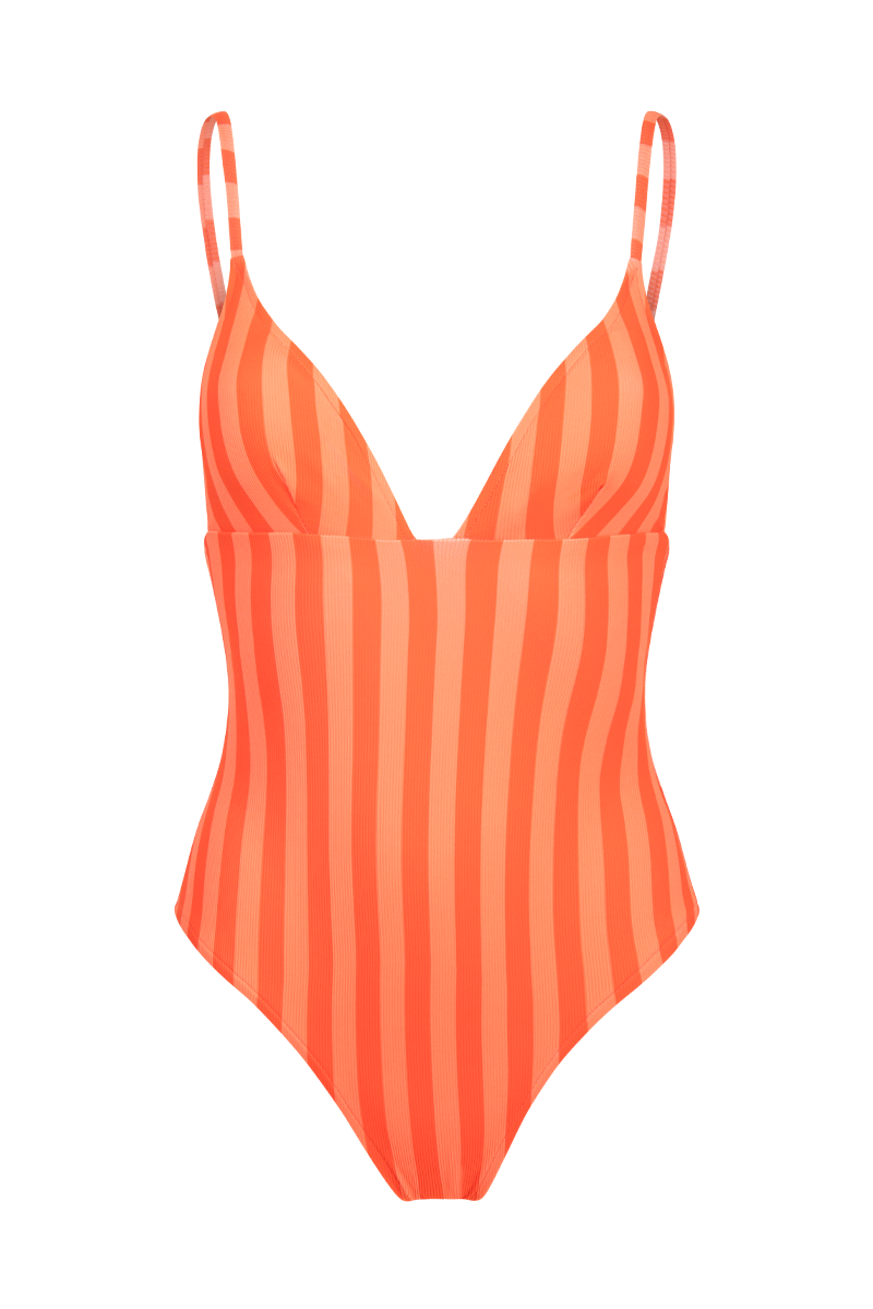 anja x baba swimsuit one-piece elegant red front