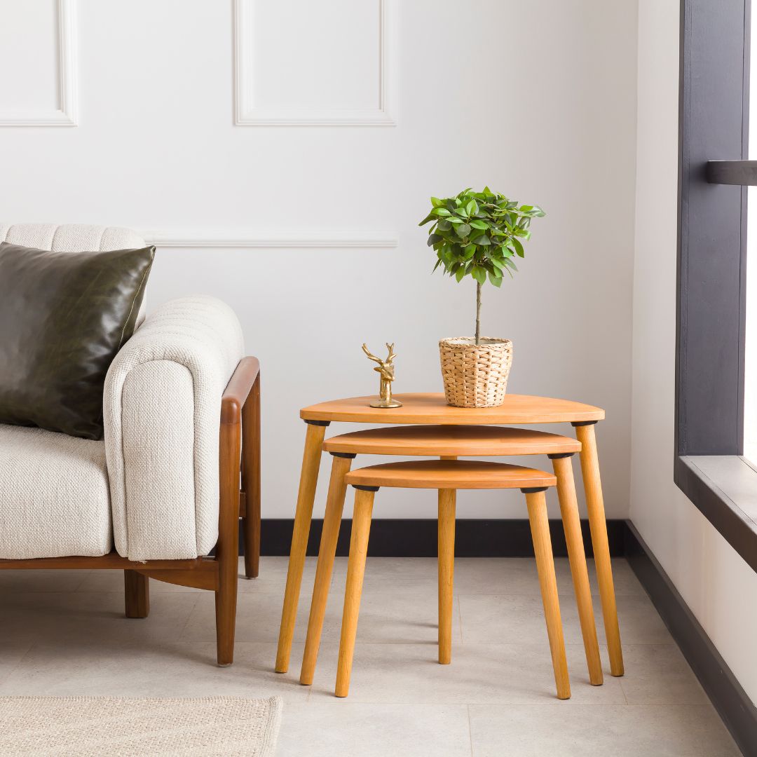 Solid Wood Nesting Coffee Tables