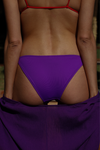 L'Idyllique - Violet and Red - Tie side bikini bottom