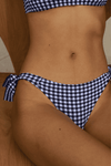La Magnifique - Vichy Marine - Culotte Noeuds