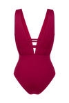 anja swimsuit maxi décolleté lie de vin anja paris