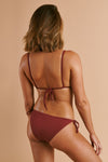 Le Pétillant - Terracotta - Triangle bikini top