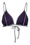 Le Pétillant - Vichy Marine - Triangle bikini top