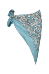 Le Paréo - Flower print - Turquoise