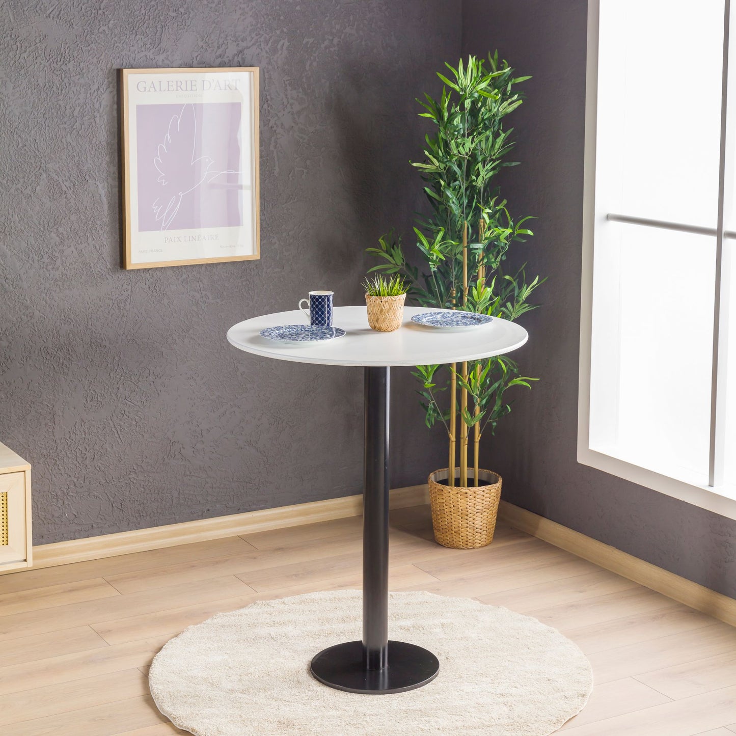 Modern Bistro Table – Birch Plywood