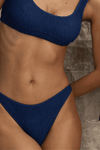 La Séduisante - Bleu Nuit - Tanga Panties