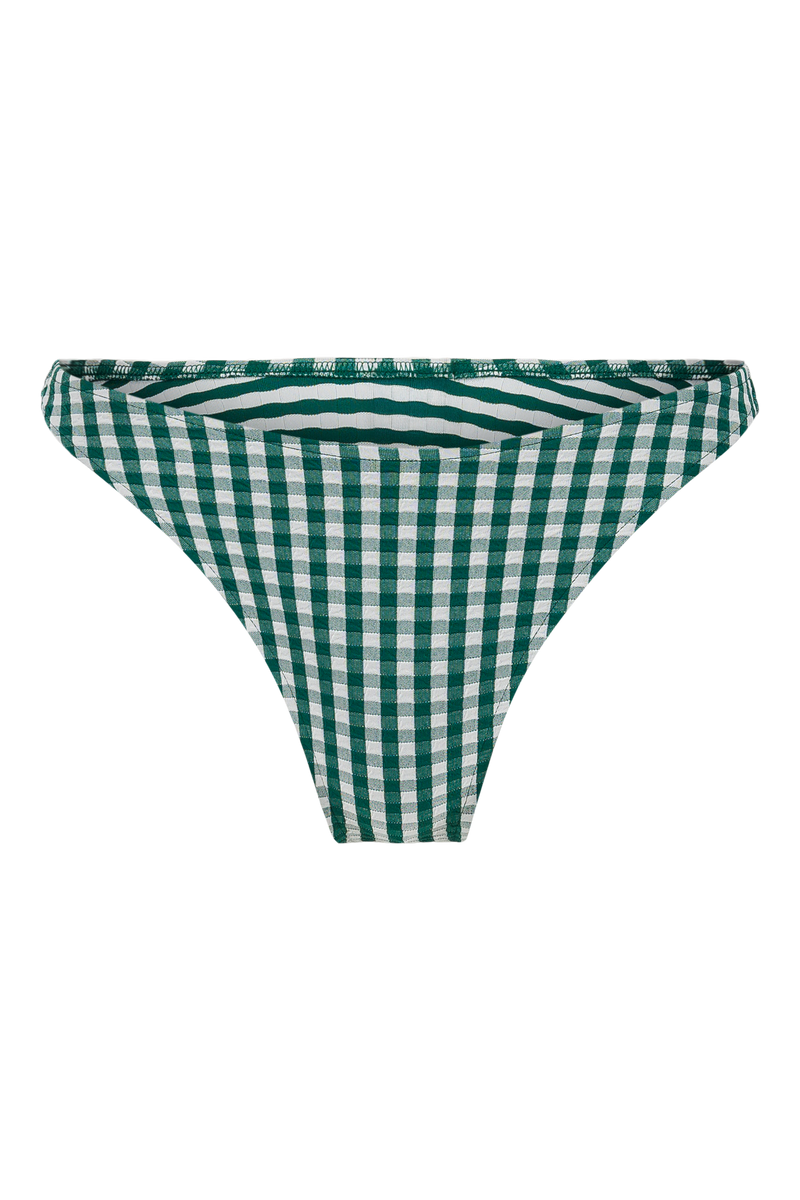 La Séduisante - Green Vichy - Tanga Panties