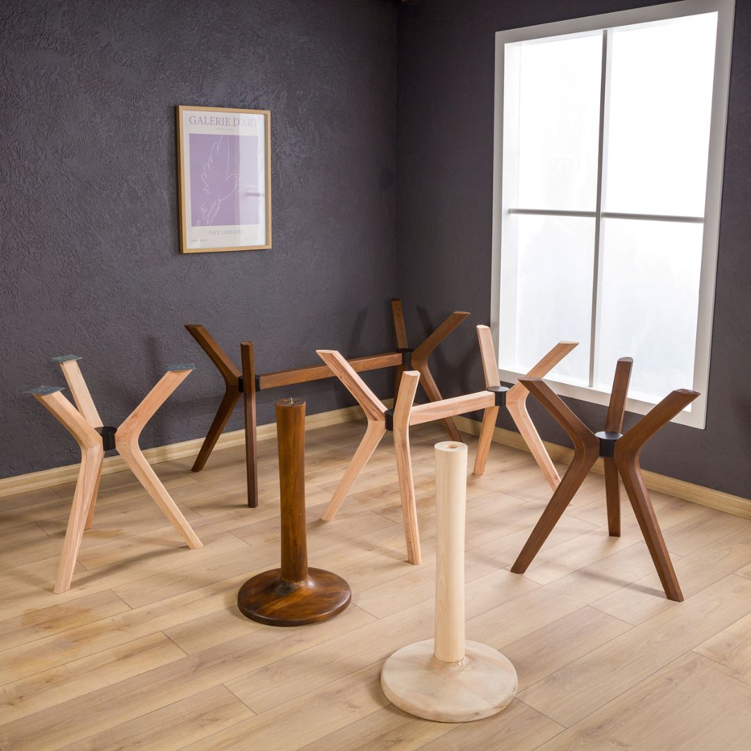 Solid Wood Table Legs